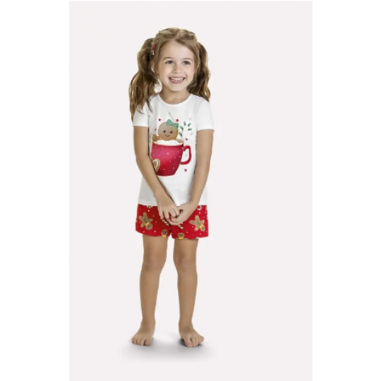 Pijama Natal Malha Kyly 1/3 1000691